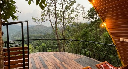 Tulsi Village Retreat | Treehouse & Cabin Stays Room Type - Cocoon Cabin Lake View
