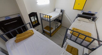 Whereabout Hostel |Rooftop Restaurant at Lake Pichola| Room Type - Superior AC 6 Bed Mixed Dorm