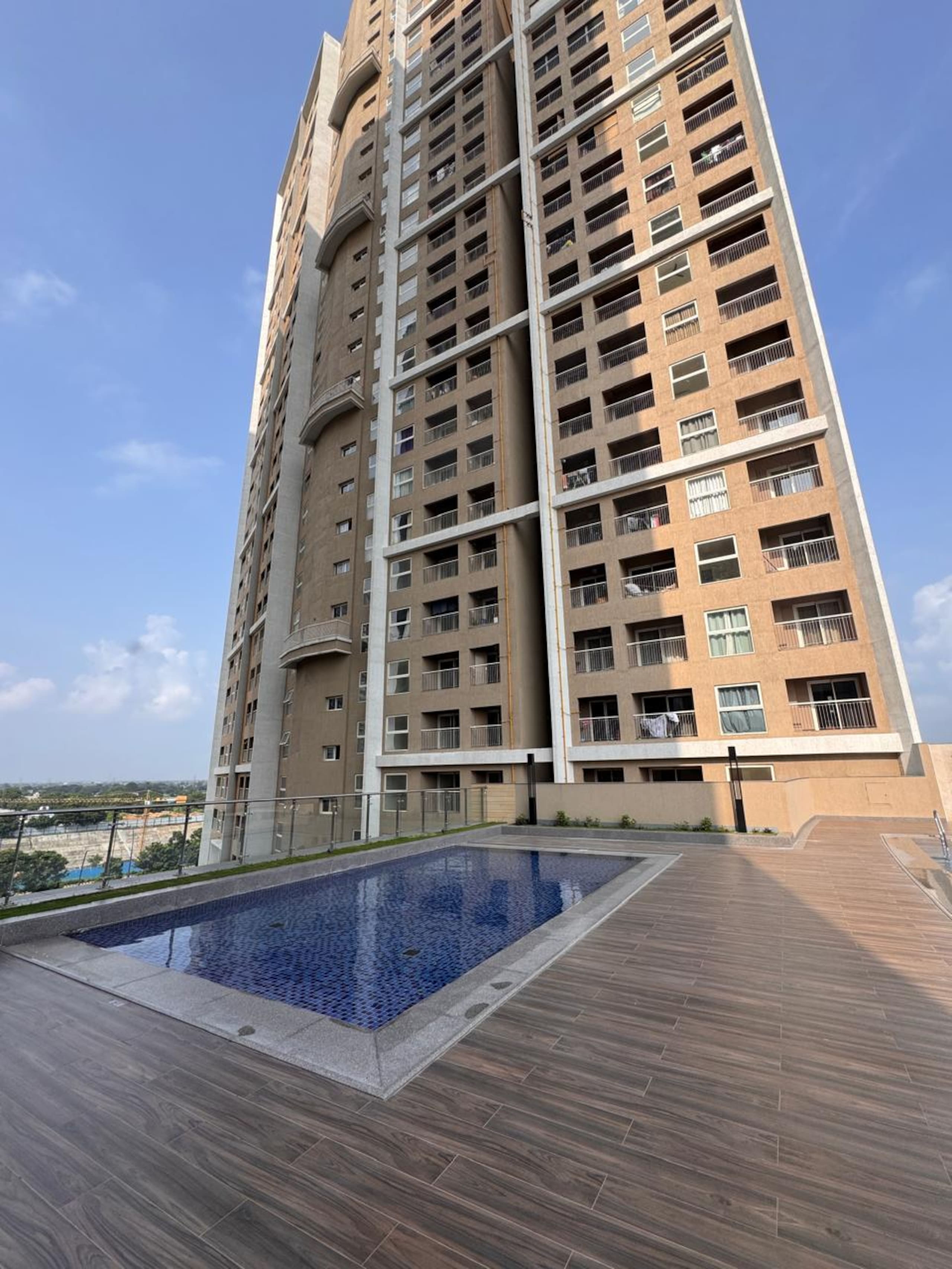Beige Zenith 2BHK Apt 32nd floor Pool - Tap to explore photos