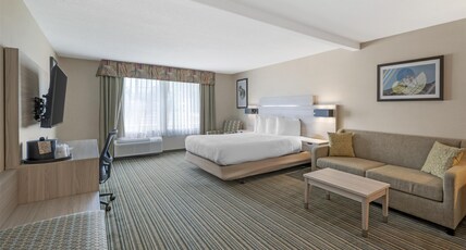 Best Western Plus Twin View Inn & Suites Room Type - Accessible - Suite 1 King Bed, Mobility Accessible, Roll In Shower, Sofabed For One Person, Work Des