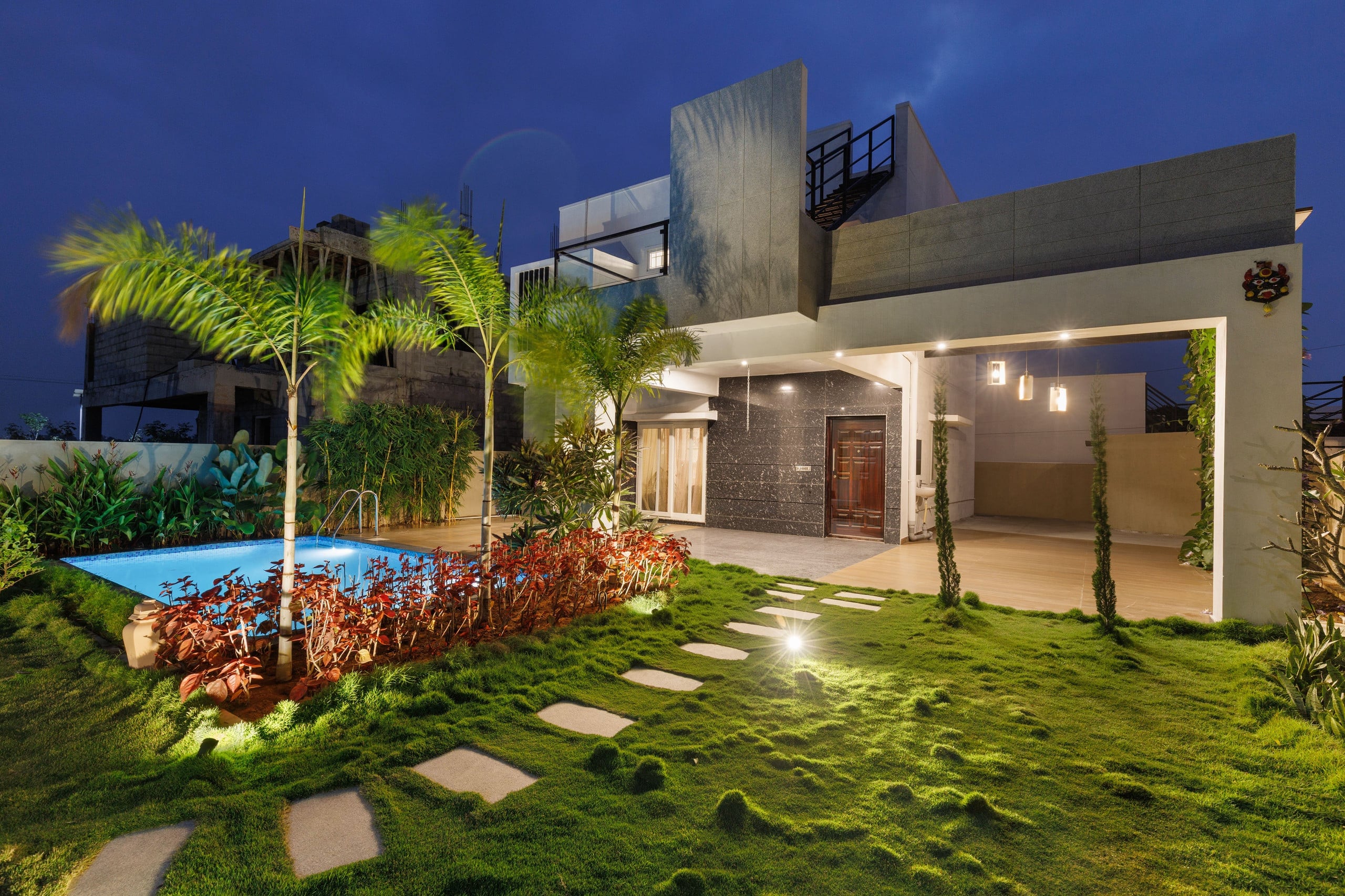 Azure Lumina by StayJade| 3BHK Pool Villa | Hosur, Bangalore - Tap to explore photos