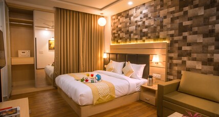 Kadamb Spiritual Resort - Near Prem Mandir Room Type - Super Deluxe King Studio with sofa bed Kadamb Spiritual Resort - Near Prem Mandir Room Type - Super Deluxe King Studio with sofa bed