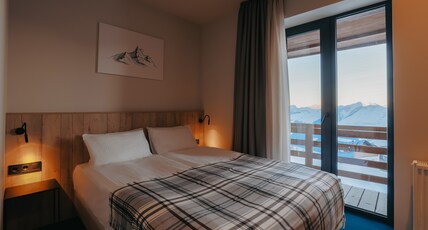 Alpina Hotel Gudauri Room Type - Double Bed Room with Balcony Alpina Hotel Gudauri Room Type - Double Bed Room with Balcony