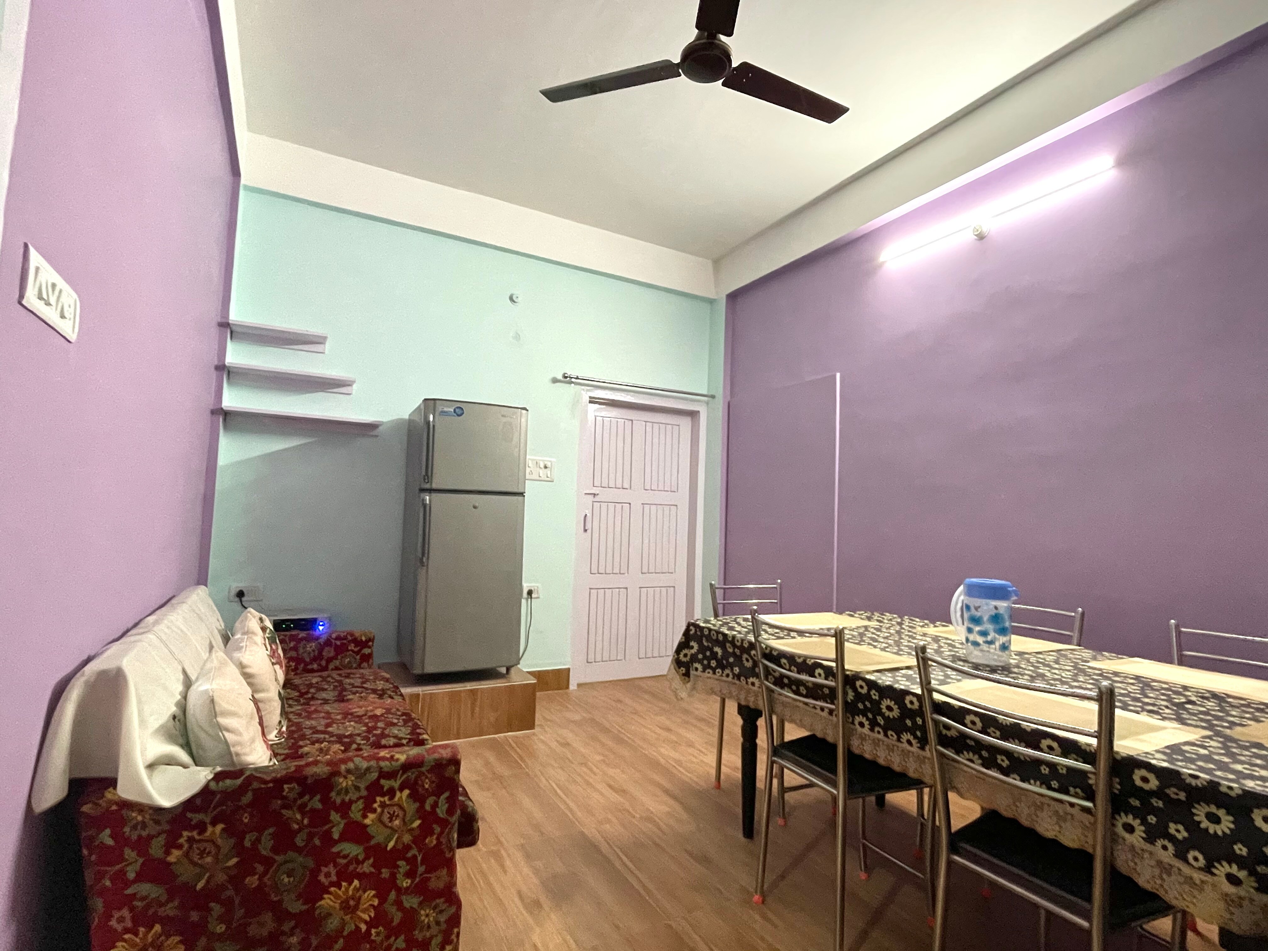 ABC Midtown Home - 1BHK with AC bedroom & kitchen - Tap to explore photos