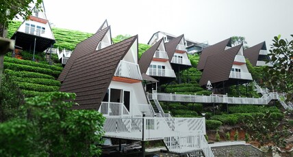 Thottom Stays Vagamon -Luxury A-Frame Glamps Room Type -  Premium A frame cottage with balcony(C)