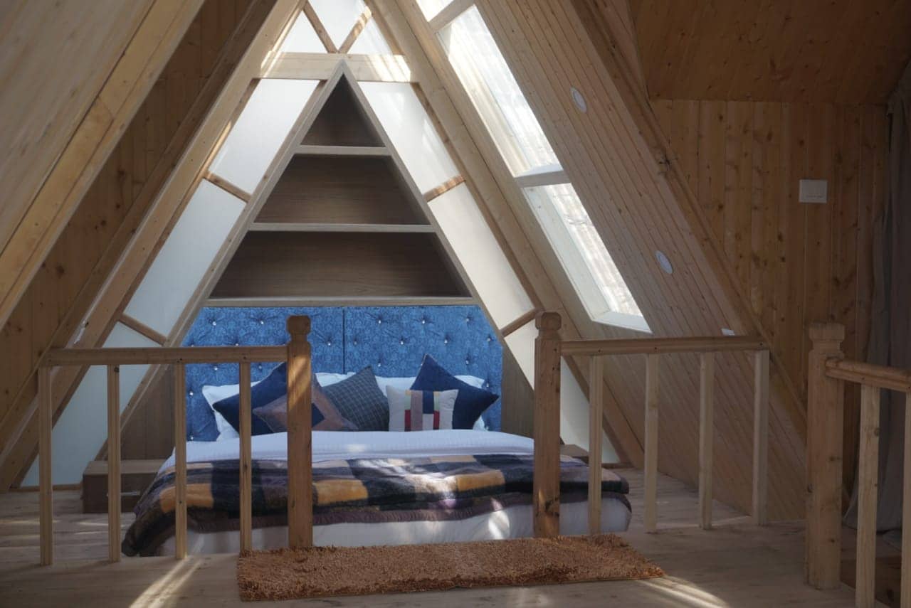 The Alpine Woods | A-frame Wooden Cottages - Tap to explore photos
