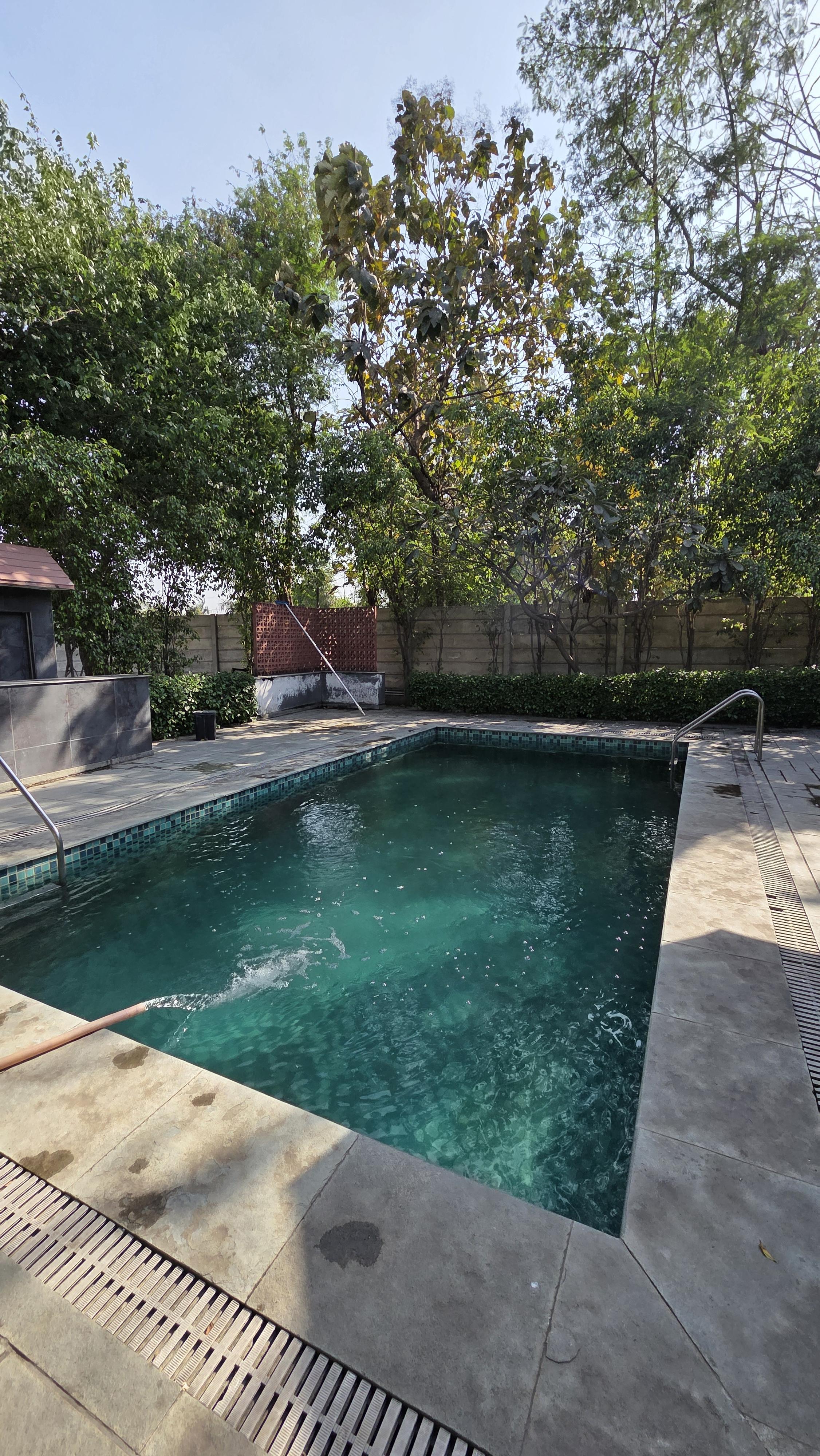 The Bollywood Farm with Pool and Beautiful Lawn - Tap to explore photos