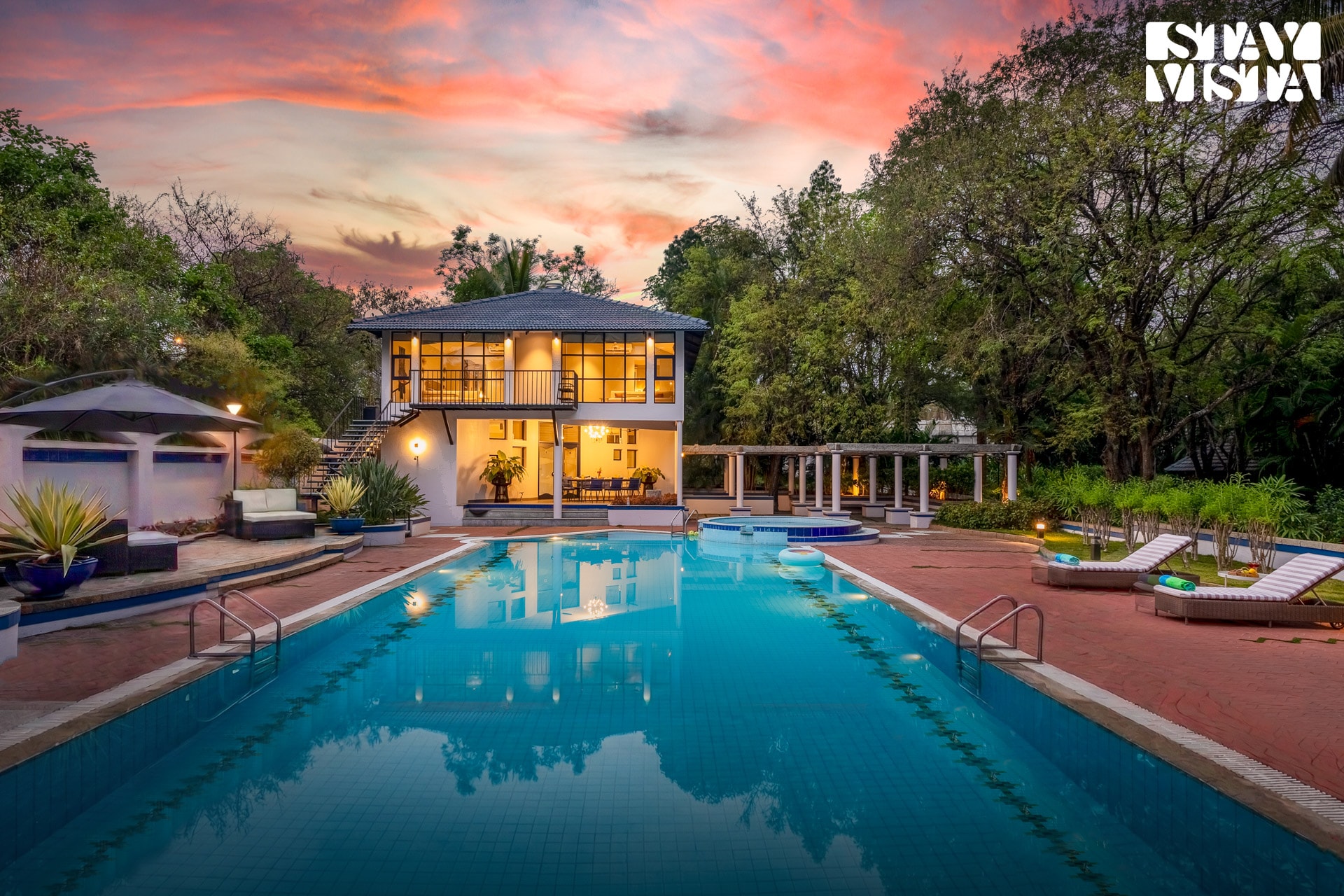StayVista I Ananta 2 BHK Pool Villa - Tap to explore photos