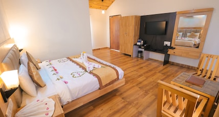 Brar Tiger Resort Corbett (2.4kms from Waterfall) Room Type - Pinewood Cottage with Private Seating and Garden view Brar Tiger Resort Corbett (2.4kms from Waterfall) Room Type - Pinewood Cottage with Private Seating and Garden view