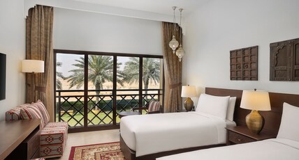 Aldhafra Resort, Vignette Collection Room Type - 2 Twin Deluxe Desert View
