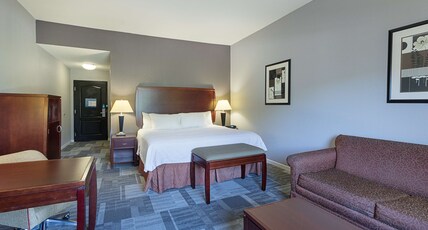 Hampton Inn & Suites Indianapolis/Brownsburg, IN Room Type - 1KING STUDY SOFABED NOSMOK
