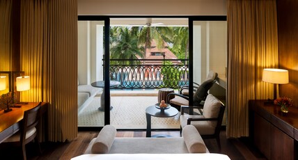 Grand Hyatt Goa Room Type - 1 KING BED WITH BALCONY POOL VIEW