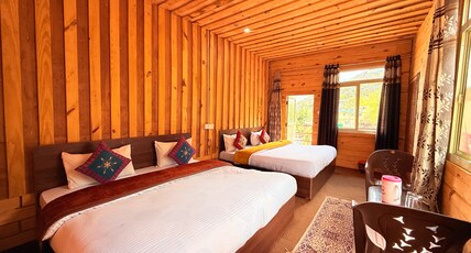 The Kalp Joshimath Room Type - Wooden Cottage Family Room