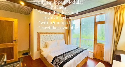 The Cedar Stone Apartment Manali Room Type - Luxurious Studio apartment with Balcony