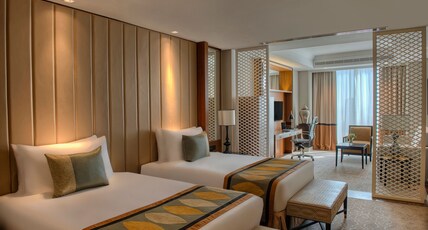 Taj Dubai Room Type - Luxury Family Room City View Twin Bed Taj Dubai Room Type - Luxury Family Room City View Twin Bed