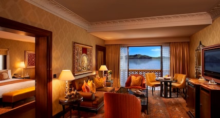 The Leela Palace Udaipur Room Type - Luxury Suite with Bathtub The Leela Palace Udaipur Room Type - Luxury Suite with Bathtub