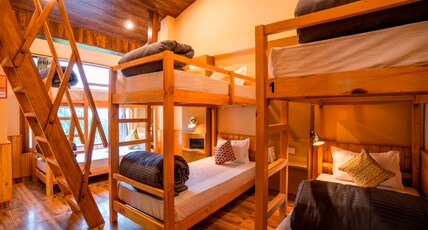 Zostel Manali (Vashisht) Room Type - A bunk bed in a 6 Bed MIxed Dorm (with balcony)