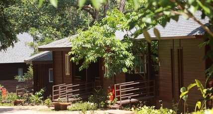 The IBNII COORG Room Type - Luxury Wooden Cottage with Balcony  (Children below 13 years of age not allowed)