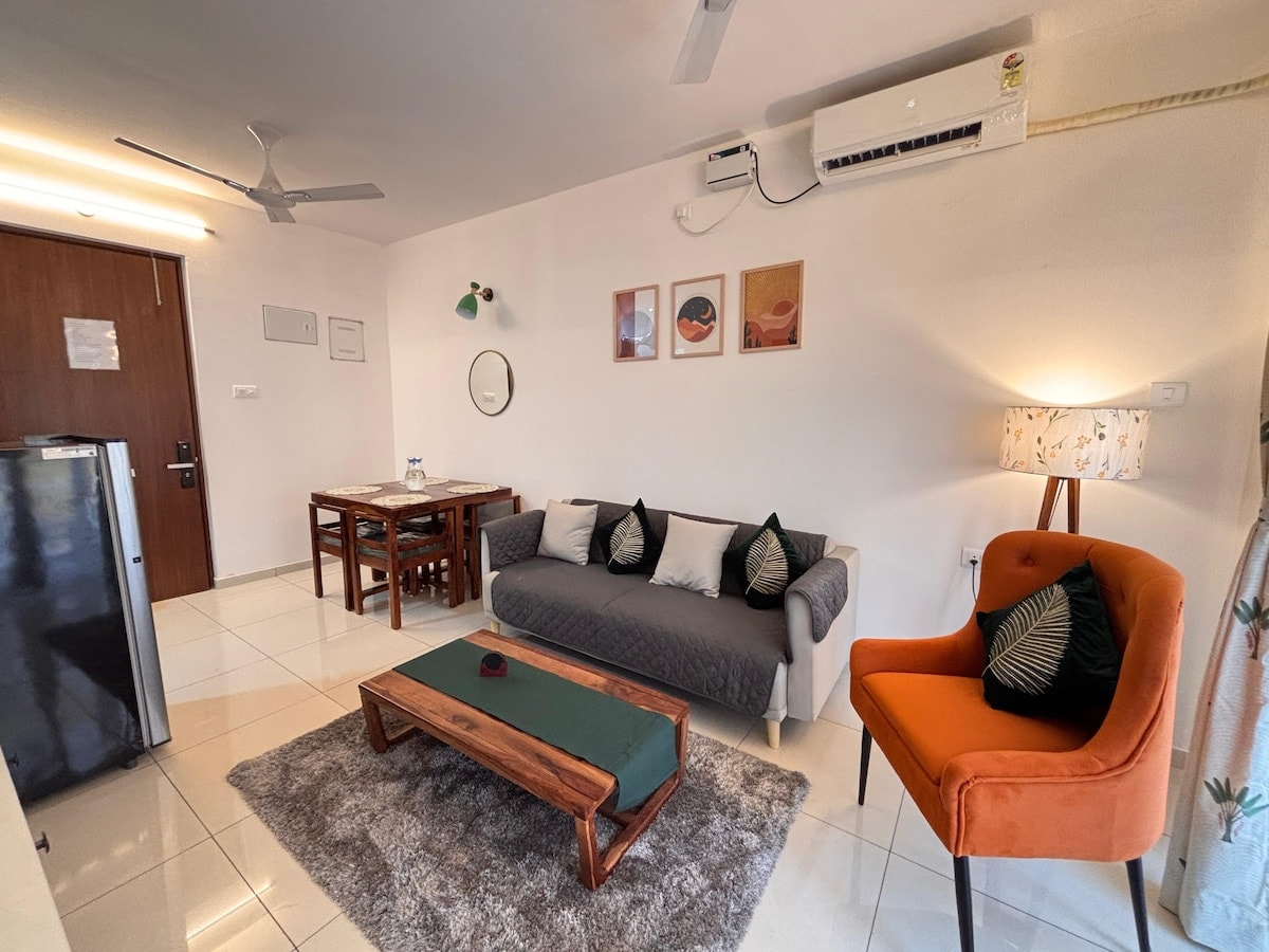 Serene Stays 1BHK Amoret Homes - Tap to explore photos