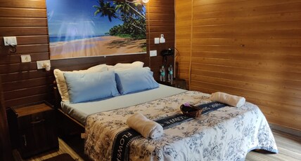 Jasmine beach resort Room Type - Premier  Double Hut  with fan