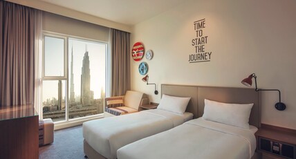 ROVE Downtown Dubai Room Type - Rover Room - 36-Hour Staycation with 09:00 AM Early Check-in and 09:00 PM Late Checkout