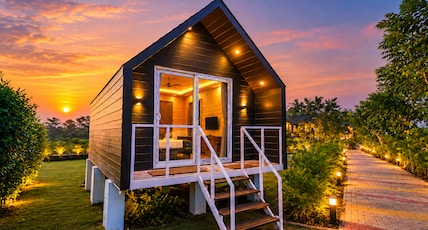 SN Eco Resort And Waterpark Room Type - Wooden Cottage With Lake And Hill View SN Eco Resort And Waterpark Room Type - Wooden Cottage With Lake And Hill View