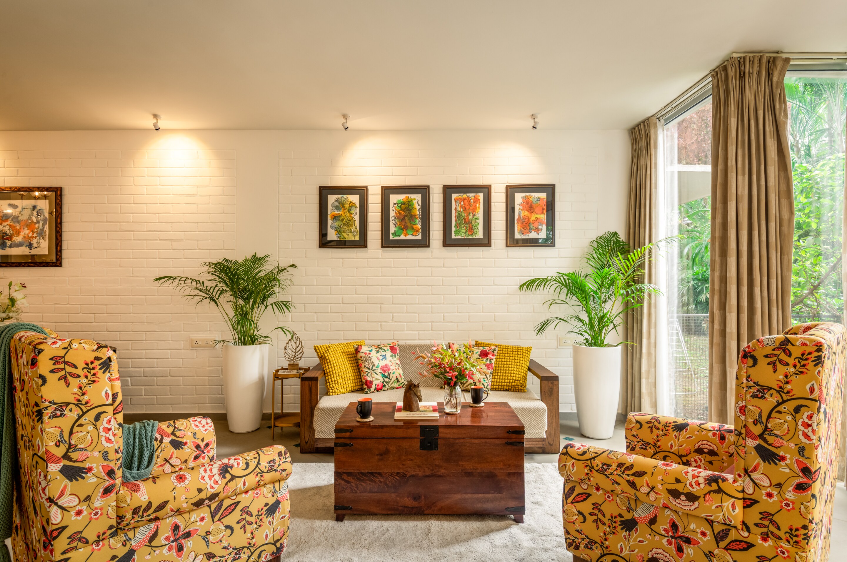 El Arbol by The Blue Kite - 2BHK Apt with Private Garden & Rooftop Pool near Candolim Beach (09) - Tap to explore photos