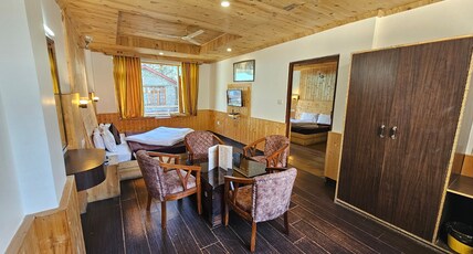 Hotel Japika inn by Hazel Hotels (2 mins Walking to Hadimba Temple) Room Type - Family Suite (With Mountain view and Private Balcony) Hotel Japika inn by Hazel Hotels (2 mins Walking to Hadimba Temple) Room Type - Family Suite (With Mountain view and Private Balcony)