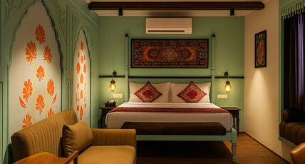 Hotel Green Rooms, Vintage Luxury Near Dal Lake Room Type - Suite Room Hot and Cold AC