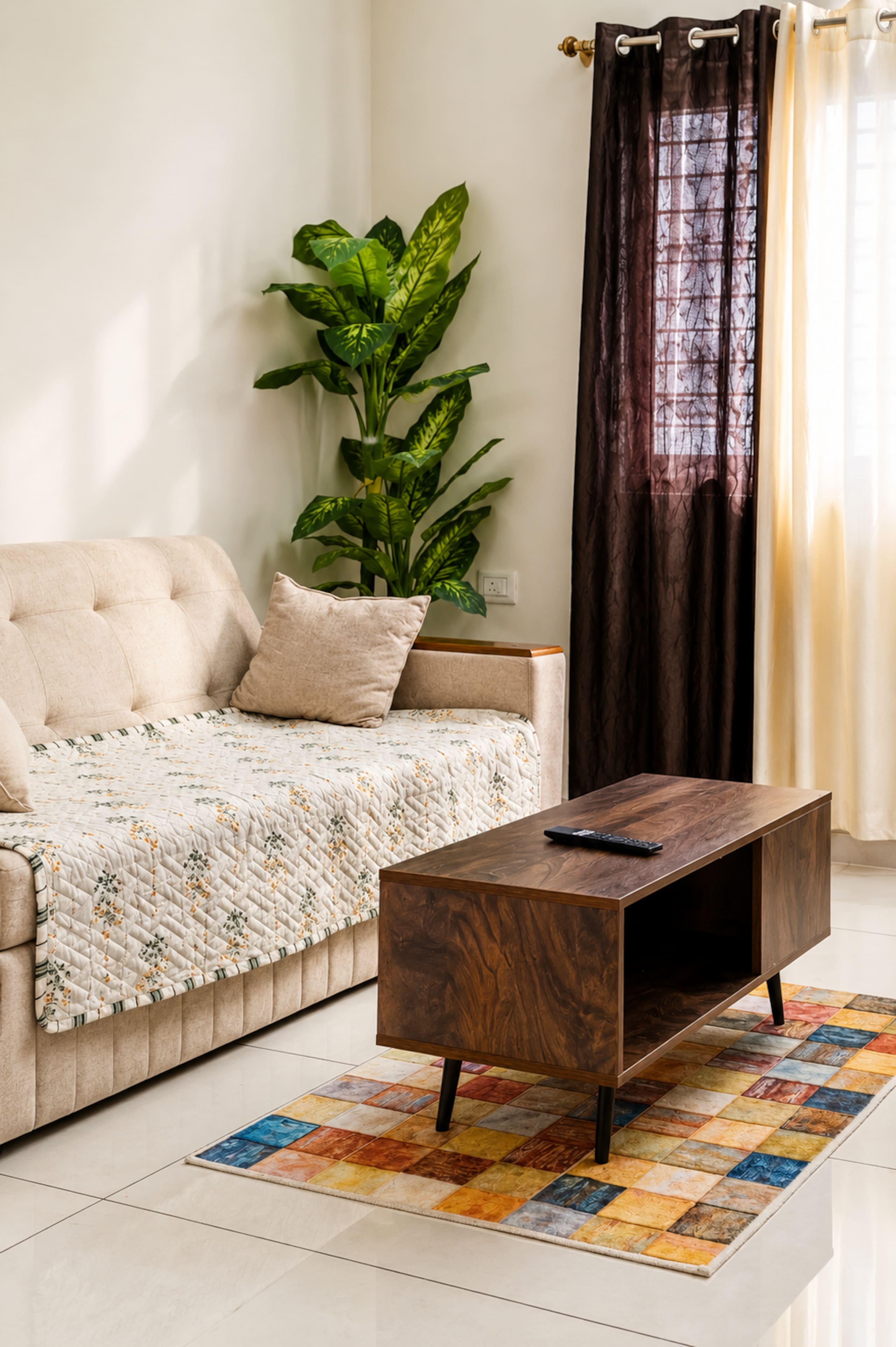 206 Stylish 2BHK with Balcony - Tap to explore photos