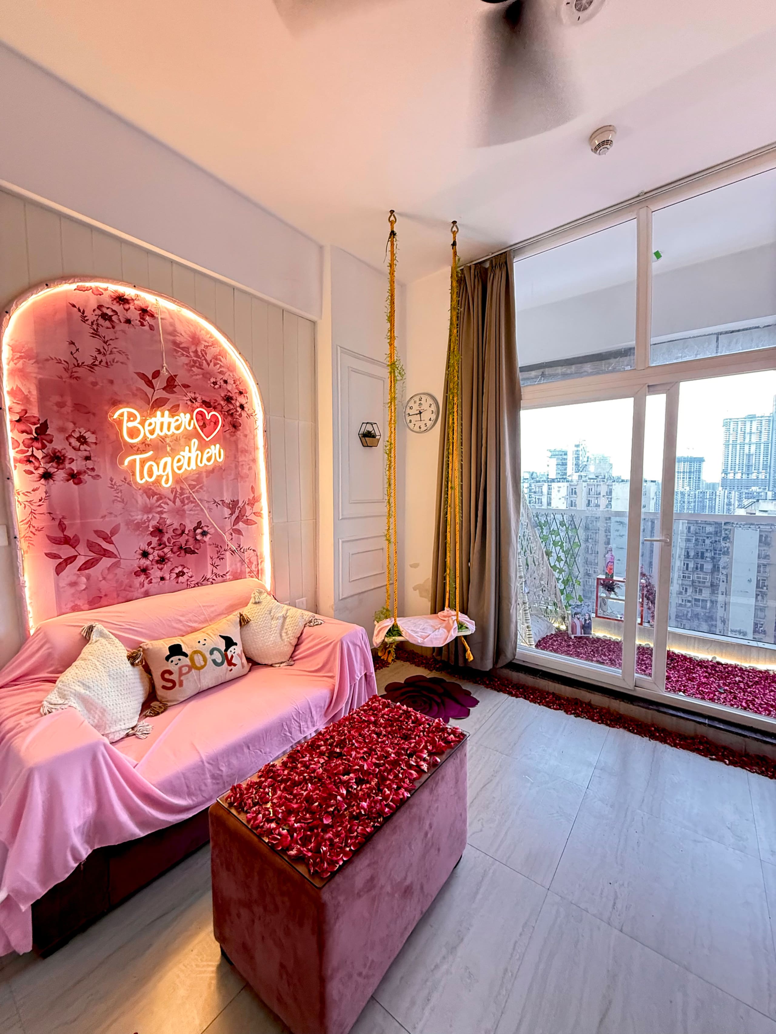 Cozy Corner Pink Dream Aesthetic Studio with Pool - Tap to explore photos