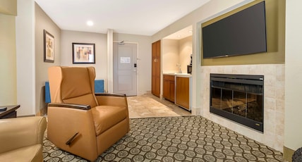 Best Western Plus InnTowner Madison Room Type - SUITE-1 KING BED,NSMK,SEPLRM,FIREPL,MICRFG,WIFI,FULL BREAKFAST