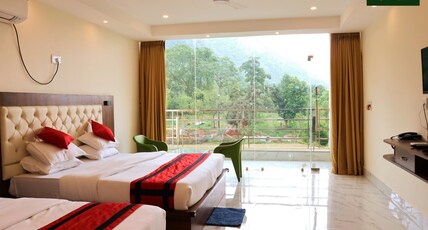 Palashgram Eco Resort Room Type - Hill View Family 4-Bed Deluxe Room with Free WiFi and Balcony