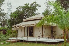 ELIVAAS prive Ananta Bliss | Fibre Tent with Pool & Lush Garden