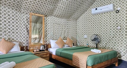 Kodom Bari Retreat, Kaziranga Room Type - Safari Tent Quad with Attached Bathroom
