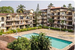 2bhk luxury apartment in calangute with pool