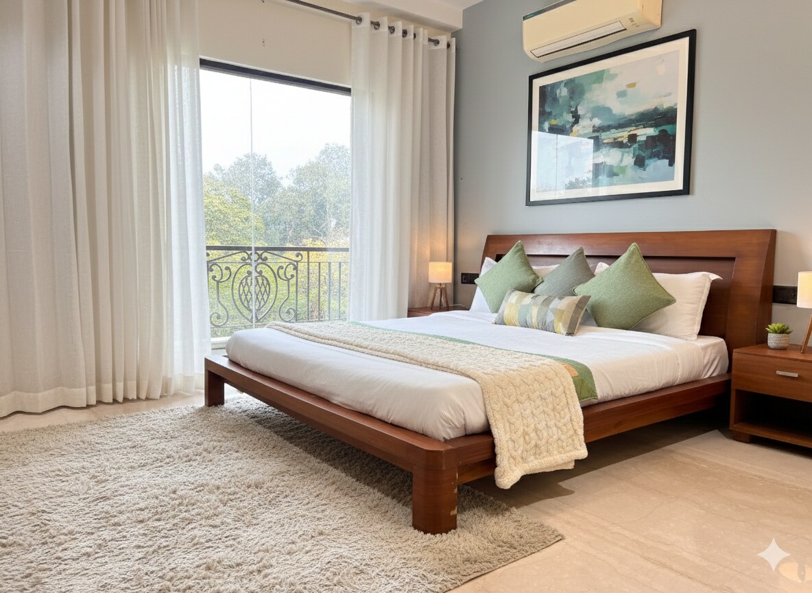 Fortune Home Service Apartment, 3BHK, J-130 - Tap to explore photos