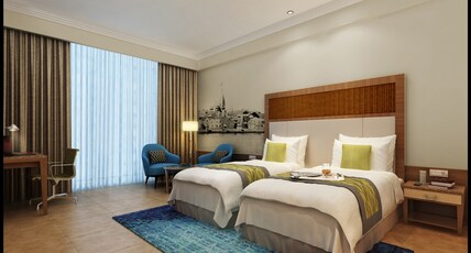 The Fern Sattva Resort Dwarka, Series by Marriott Room Type - Winter Green Room, 2 Twin Beds The Fern Sattva Resort Dwarka, Series by Marriott Room Type - Winter Green Room, 2 Twin Beds