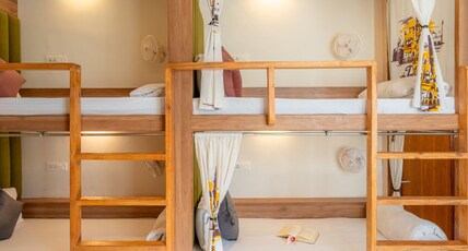 Moustache Delhi| Rooms and Dorms Room Type - Bed in 6 Bed Premium Mixed Dorm AC
