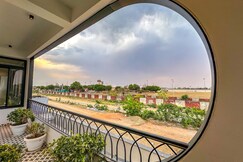 Aero Breeze 3BHK Pool Villa w Runway View