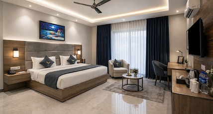 Hotel Le Premier Near Delhi Airport Room Type - Super Deluxe Room Or Twin Bed Room With City View Hotel Le Premier Near Delhi Airport Room Type - Super Deluxe Room Or Twin Bed Room With City View