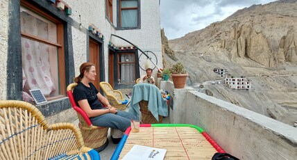Mochilero Ostello Dhankhar Room Type - Private Double with Mountain view
