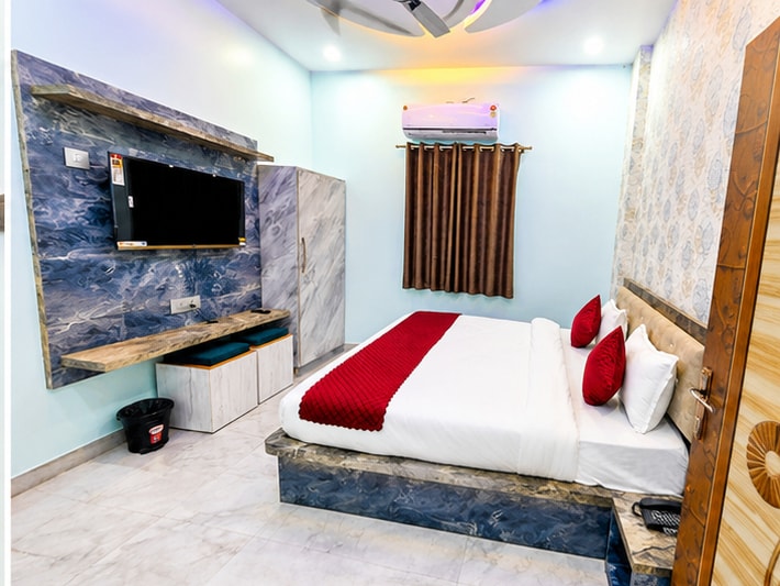 Hotel GV & Restaurant, Khatu Shyam - Tap to explore photos