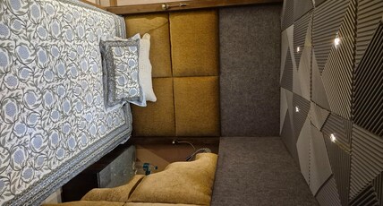 Unique bunk bed for 3 or more . Room Type - Bunk Bed