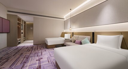 Crowne Plaza DALIAN XINGHAI Room Type - 2 Twin Standard Ocean View Lounge Access Crowne Plaza DALIAN XINGHAI Room Type - 2 Twin Standard Ocean View Lounge Access