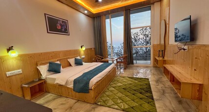 The Pine Paradise Room Type - Luxury AC Rooms - Private Balcony and Valley View