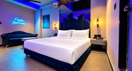 Hotel Nova Ways Room Type - Red Room / Blue Room Xclusive suite with Projector / Large 50 Inch Smart Web OS T.v. High Speed Inte