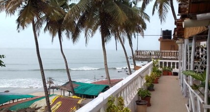 This is it Stays - Seaview Huts and Beach View Rooms  Room Type - Rooftop Beach View Huts with Private Balcony NON AC