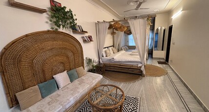 Ganga and Forest View Bohemian room Room Type - Ganga and Forest View Bohemian room