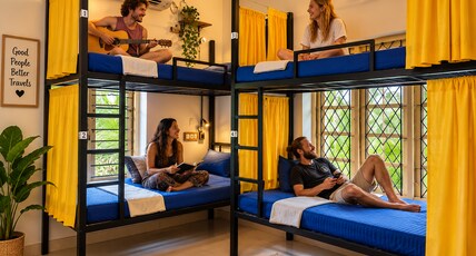 The Hostel Stories, Varkala - Helipad Road Room Type - 4 Bed Dorm